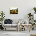 thumbnail image 2 of Stupell Industries Country Highland Cattle Grazing Painting Metallic Gold Floating Framed Canvas Print Wall Art, Design by Ziwei Li, 2 of 8