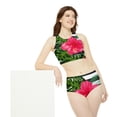 thumbnail image 5 of Soluvd Island Flower Sporty Bikini Set, 5 of 6