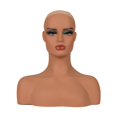 thumbnail image 2 of Soporte de Peluca de Maniquí Calva Femenina Perfecl PVC 54 cm, 2 of 8