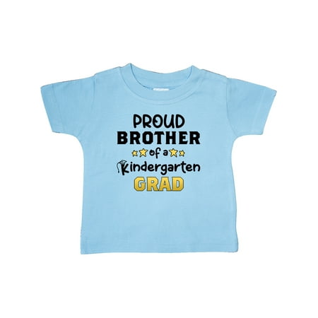 

Inktastic Proud Brother of a Kindergarten Grad Gift Baby Boy T-Shirt