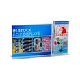 thumbnail image 3 of Double-Foot Sign Holder w/ Trifold Pocket: 11" W X 8.5" H Graphic Size. Overall Frame Size: 16" W x 8.5" H, 2-Pack, 3 of 4