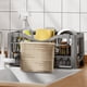 thumbnail image 1 of Organizador para Fregadero de Cocina con Bandeja de Drenaje Automático, Soporte para Esponja y Cepillo, Gris o Blanco, 1 Pieza, 1 of 7