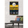 thumbnail image 2 of NFL Pittsburgh Steelers - Champions 23 Wall Poster, 22.375" x 34" Framed, 2 of 5