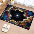 thumbnail image 2 of Rock Cave Washable Small Entryway Area Rugs 2'x3', Star Clouds Canyon Nature Abstract Low Pile Throw Rug Non-Slip Sturdy Edge Binding Carpet for Front Door Floor Room Entry, 2 of 9