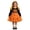Orange, variant on Girls Halloween Dress,Long Sleeve Pumpkin Print Tutu Mesh Party Dress for Toddler Kids Princess Dress