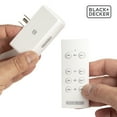 thumbnail image 2 of Black + Decker Prises de Télécommande Sans Fil Mises à la Terre (Lot de 3), 2 of 7