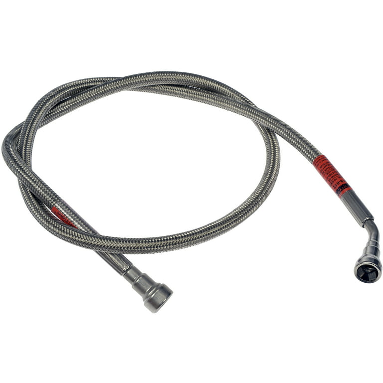 Dorman 819-812 Front Flexible Stainless Steel Braided Fuel Line for  Specific Chevrolet / GMC Models (OE FIX) 