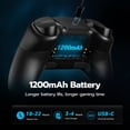 thumbnail image 6 of ISHAKO PC Controller, with 1000Hz Polling Rate, Hall Effect Joystick and Trigger, Controller for PC, Android/iOS/Mac/Steam, 6 of 10