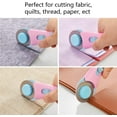 thumbnail image 6 of Headley Tools Rotary Cutter with 5pcs 45mm Rotary Blade, Bearing Design Rolling Cutter with Safety Lock for Fabric Sewing Quilting Cloth Leather Paper and Arts & Crafts(Pink), 6 of 8