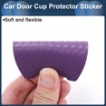thumbnail image 3 of Unique Bargains 3D Car Door Handle Scratch Protector, 68x85mm Car Door Handle Protective Film Purple, 4 Pcs, 3 of 6