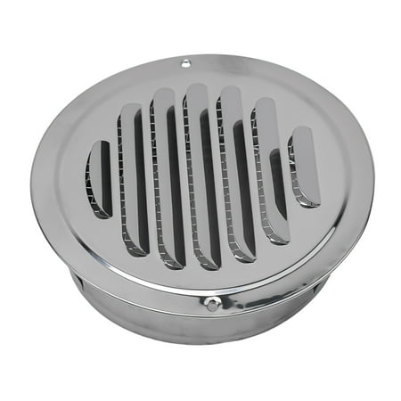 

70-300mm Round Stainless Steel Vent Grille Exterior Wall Duct Ventilation Tool 120mm