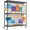 Black, variant on P8 Max Heavy Duty Clothes Rack(With Extended Width Design) Rolling Clothing Racks for Hanging Clothes,Portable Garment Rack with Lockable Wheels,51.2" W x 15.8" D x 80.5" H,Load 700LBS,Black