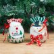 thumbnail image 5 of Bolsa de regalo de muñeco de nieve de Papá Noel de Navidad Bolsa de dulces Bolsa de almacenamiento de bolsa de Apple de Nochebuena Wmkox8yii gf12440, 5 of 8