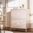 thumbnail image 4 of 4 Door Metal Accent Storage Cabinet for Home Office,School,Garage pink, 4 of 6