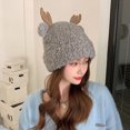 thumbnail image 4 of 24 Sombrero de Cosplay para mujeres y hombres, sombrero con forma de asta de Navidad, sombrero plegable para proteger la oreja, 4 of 4