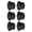 Black, variant on 360 Degree Rotating Cable Organizers With Spring Clip For Desk Phone Chargers Data Wire Management Plastic Holder