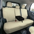 thumbnail image 4 of For 2021-2024 Ford Bronco Sport FH Group Neoprene Custom Fit Seat Covers Water Resistant Solid Beige - Rear Set, 4 of 9