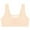 Beige B, variant on Ashirexll Push up Bras for Women, Lace Bras for Women, Solid Color Wireless Thin Hollow Out Soft Breathable Bras Pink F 4XL