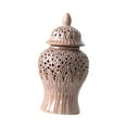 thumbnail image 2 of deevoka Ceramic Vase Storage Tank Porcelain Ginger Jar for Bedroom Arrangement Party, 2 of 9