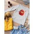 thumbnail image 3 of Hairy Monster Greeting Long Sleeve Toddler -Image by Shutterstock,  4 Toddler, 3 of 4