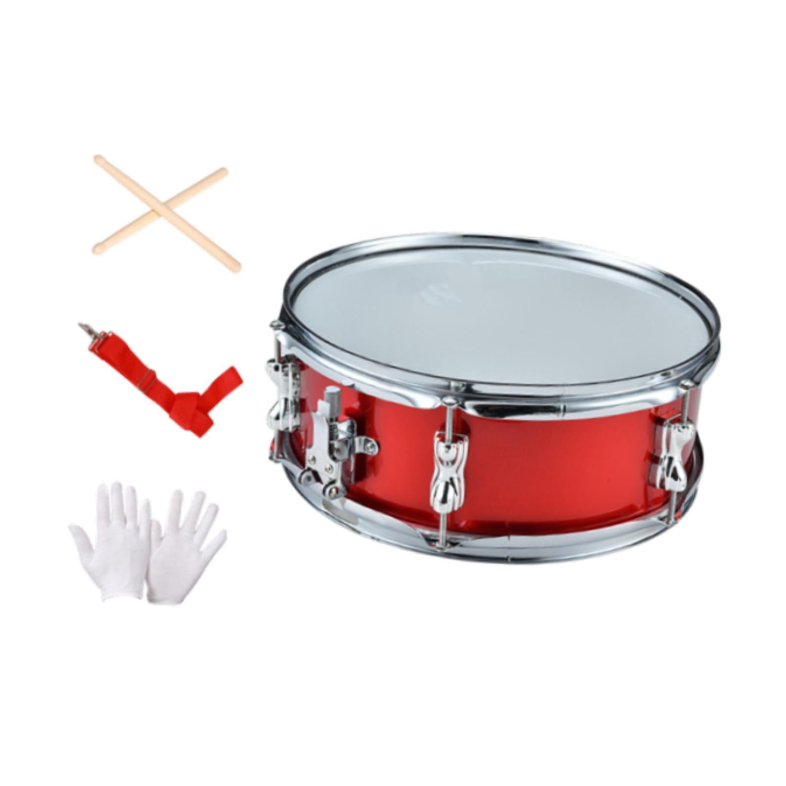 LeeQinersw 14 Inch Snare Drum Percussion Instrument, Musical Instruments, Musical Drums for Red 14 inch