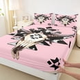 thumbnail image 3 of Castle Fairy Bull Skull Twin Sheet Sets for Boys Girls,Tribal Aztec Bedding, 3 of 7