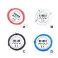 thumbnail image 2 of Ensemble de Carter de Changement de Vitesse de Frein Composants de Vélo de Remplacement Raccords de Réparation Ligne de Contrôle des Composants Modifiés Kit de Câble de Vélo Rouge, 2 of 9