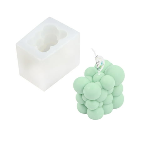 

Whigetiy 3D Bubble Cloud Silicone Mold for Candle Making Cake Dessert Mousse Baking Molds DIY Pastry Chocolate Mould