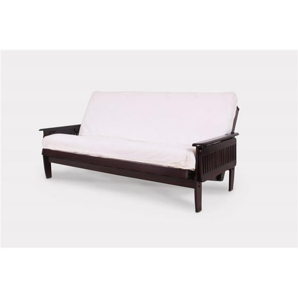 Donco Kids Futons PDDENJAFBLK Denver Full Size Futon Mattress Java & Black