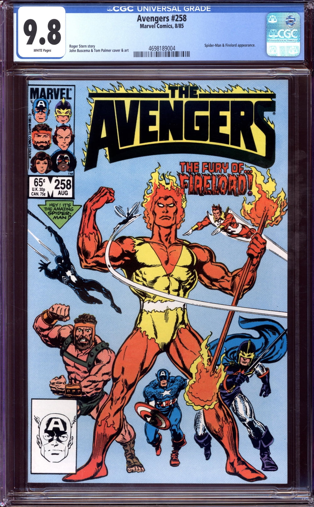 Cover of The Avengers #258
