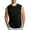 Black, variant on Brondbend Men's Tank Top Undershirt Sleeveless Crewneck Solid Color Blouse Summer Casual Loose Fit Fitness Sports Tops Black L