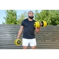 thumbnail image 3 of ProsourceFit Adjustable Dumbbell & Barbell Weight Set, 2-in-1 Free Weights Available 22 LB to 55 LB, 3 of 7