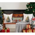 thumbnail image 5 of Christmas Pillow Covers 18x18 Inch Set of 2 Watercolor Christmas Tree Stars Decorative Throw Pillows Winter Christmas Decor for Home Couch 42, 5 of 6