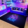 thumbnail image 2 of alfombra infantil alfombra salón alfombra baño felpudo Alfombras de Gamer con diseño de controlador de juego, alfombrillas antideslizantes para niños, alfombra para decoración de salas de estar, tapis, 2 of 3