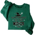 thumbnail image 5 of Kilaqueen in my spooky est 1629 witich era Sweatshirt Womens Halloween Witch Graphic Tees Spooky Season Casual Long Sleeve Pullover Tops, 5 of 5