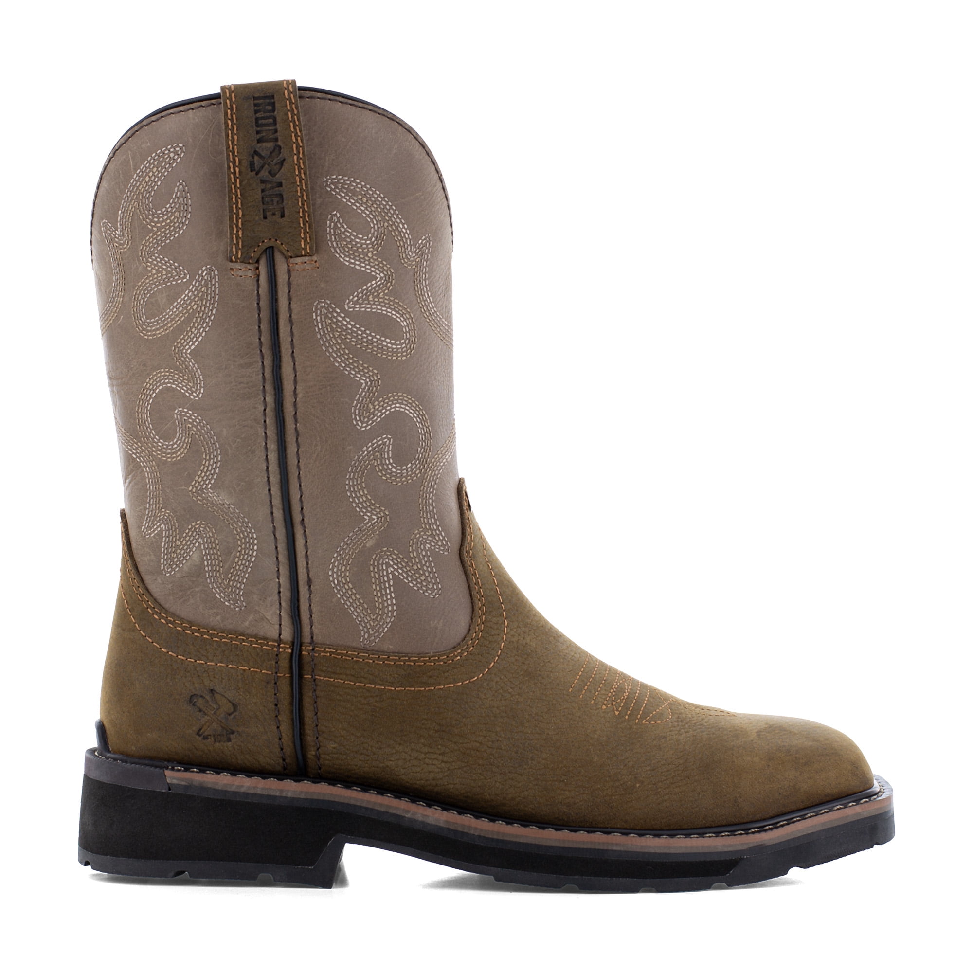 Iron Age Outlaw Steel Toe Waterproof Cowboy Boots with Electrical Hazard Protection