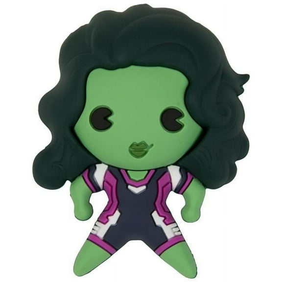 She- Hulk 850311 Chibi 3D Foam Magnet, Multi Color