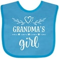 thumbnail image 3 of Inktastic Grandma Girl for Granddaughter Girls Baby Bib, 3 of 4