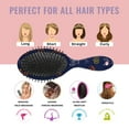 thumbnail image 7 of Halloween Doodle Icons Pattern Hair Brush,Girls Detangling Hair Brush,Glide Through Tangles with Ease for Wet & Dry Hair,8.8"X2.8", 7 of 7