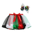 thumbnail image 1 of MIASHUI Jupes Tutu de Ballet pour Filles, Robe de Fête d'Anniversaire pour Enfants, Ensemble Jupe et Épingle à Cheveux, Blanc, 2-4 Ans, 1 of 3