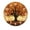 FFclock002, variant on ZXCXRQFa Autumn Fall Leaves Tree Landscape Nature Silent Non Ticking Wooden Clock 10 Inch, Round Wall Clock,Decorative for Living Room, Kitchen, Home,Bathroom, Bedroom, Office or School