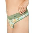 thumbnail image 4 of Kindly Yours Women's So Comfy Crossover Waist Thong Panties, 2-Pack, Sizes XS-XXXL, 4 of 8