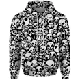 thumbnail image 2 of Sudaderas de estilo nuevo de otoño para hombres Sudadera de hombre moderna y versátil Camisa con capucha con estampado de calavera pequeña Tendencia casual, 2 of 4