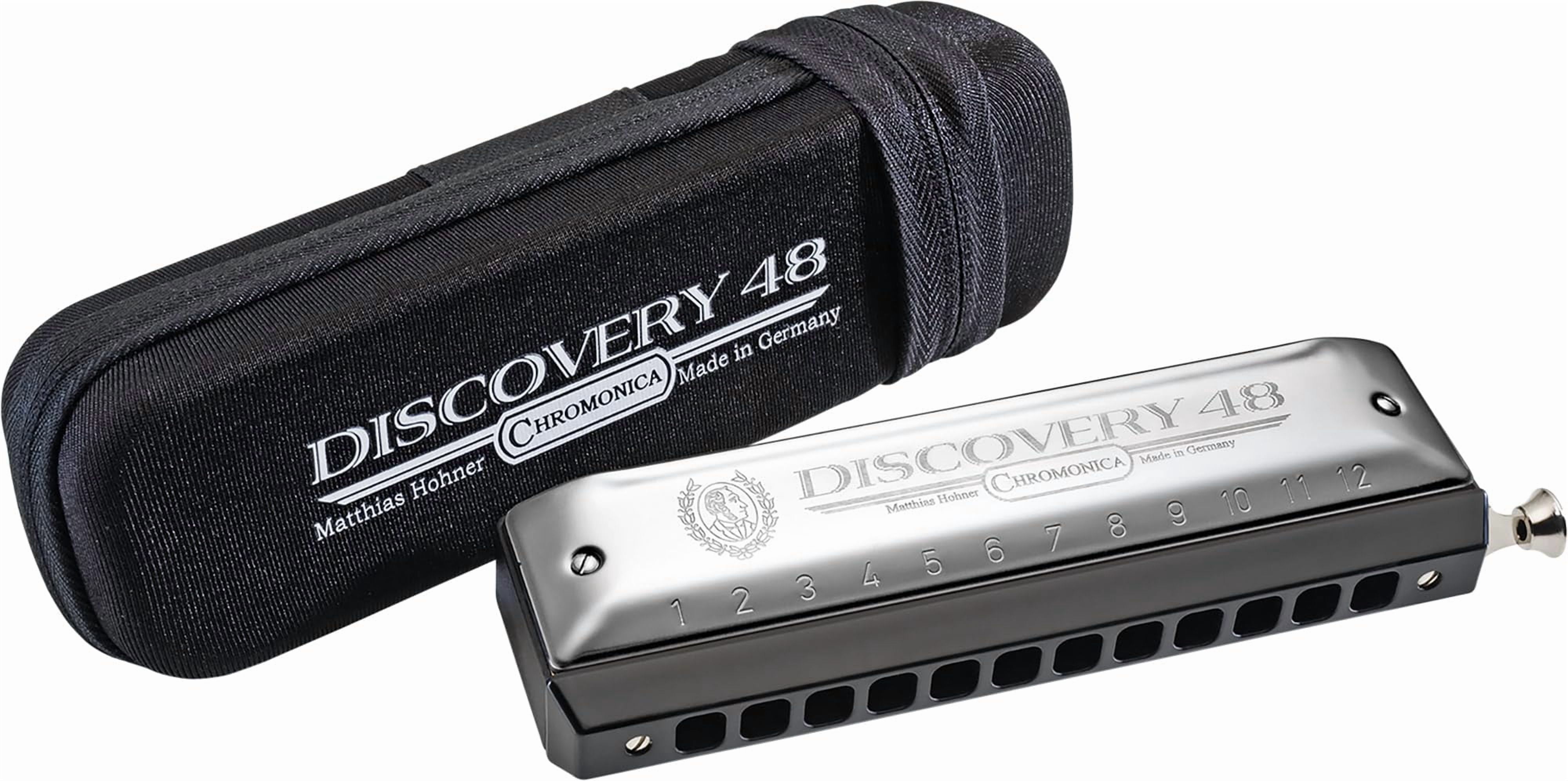 Hohner Discovery 48 Harmonica - Key of C w/ Zip Pouch