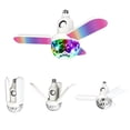 thumbnail image 2 of Luz RGB Bluetooth 5.0, luz nocturna para niños con forma de abanico y lámpara plegable que cambia de color, 120 x 240 mm, 2 of 5