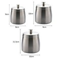 thumbnail image 6 of Tnobhg Stainless Steel Ashtray with Lid Windproof Anti-scalding Metal Cigarette-Butt Storage Box for Home Hotel Large Capacity Smell Proof Smokeless Ashtray for Indoor Outdoor Men Gift, 6 of 8