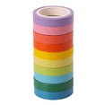 thumbnail image 6 of 30Pcs Decorative Adhesive DIY Scrapbooking Diary Masking Washi Tape Stationery Easy to Tear  Paper rainbow tape, 6 of 7