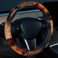 thumbnail image 2 of Christmas 14.5 Inch Printing PVC Leather Steering Wheel Cover Auto Accessories, 2 of 6
