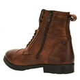 thumbnail image 4 of LIBERTYZENO Mens Genuine Cow Leather Winter Boots, Brown, 4 of 9