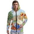 thumbnail image 2 of Unisex Winnie The Pooh Zip Up Hoodies 3D Printed Pullover Hooded Sweatshirt with Pocket for Mens Womens, 2 of 8